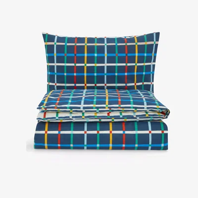 John Lewis John Lewis ANYDAY Check Reversible Duvet Cover and Pillowcase Set