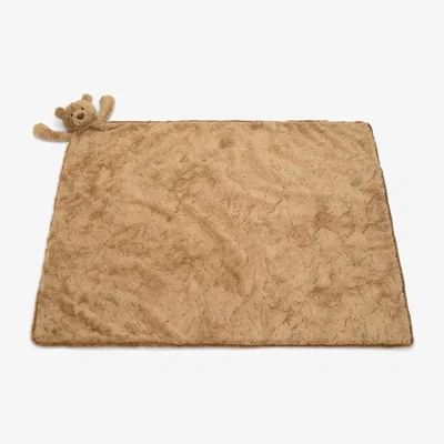 John Lewis Jellycat Bartholomew Bear Blankie, Brown