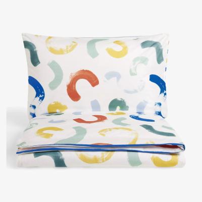 John Lewis John Lewis Brushstroke Reversible Duvet Cover and Pillowcase Set, Multi
