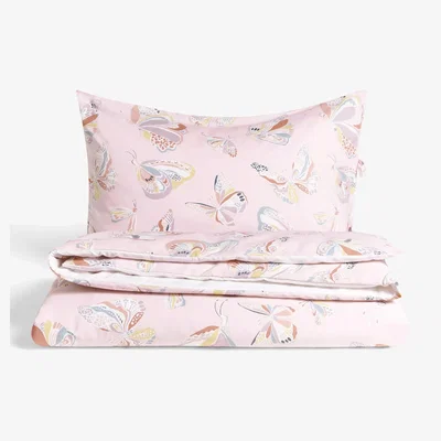 John Lewis little home at John Lewis Flutter Reversible Duvet Cover & Pillowcase Set