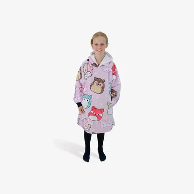 John Lewis Squishmallows Hugzee Oversized Fleece Hooded Blanket