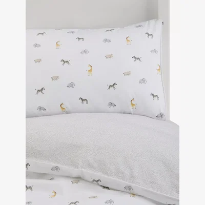 John Lewis John Lewis Safari Ditsy Print Duvet Cover and Pillowcase Set