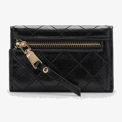 John Lewis Mango Diana Diamond Quilt Stitch Flapover Purse