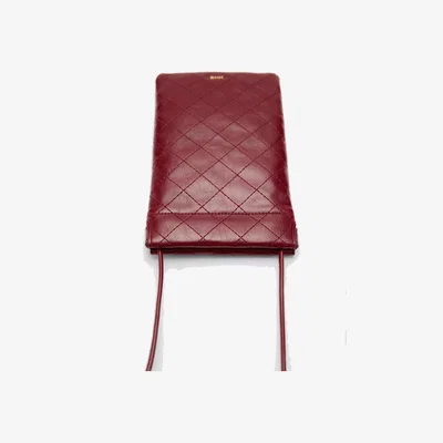 John Lewis Mango Diana Diamond Quilt Stitch Phone Pouch