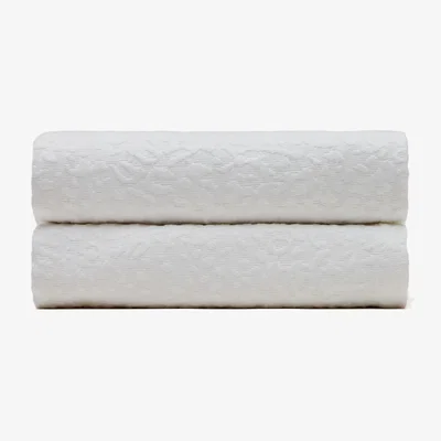 Kave Home Marimurtra quilt, 100% white cotton, 240 x 260 cm