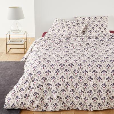 La Redoute Jalis Fan 100% Cotton Bed Set with Rectangular Pillowcase
