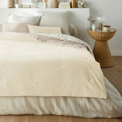 La Redoute Velvet Cotton Velvet & Linen Quilt