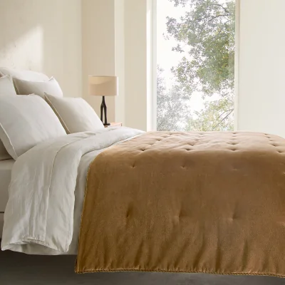 La Redoute Parma Quilt in Washed Cotton Velvet