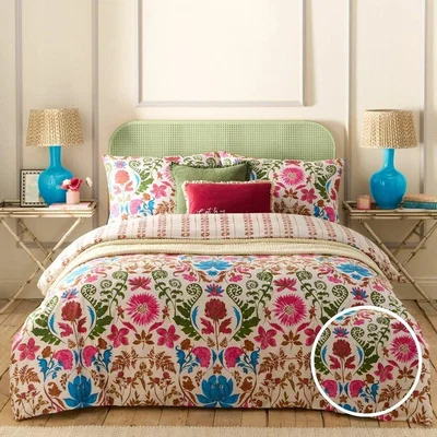 La Redoute Curious Lotus Duvet Cover and Pillowcase Set
