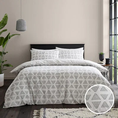 La Redoute Tufted Print Duvet Cover and Pillowcase Set