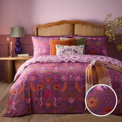 La Redoute Broderie Duvet Cover and Pillowcase Set