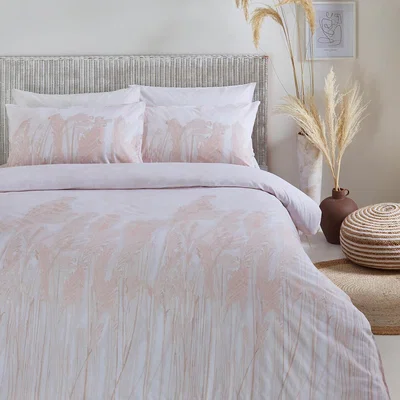La Redoute Pampas 100% Cotton Duvet Cover and Pillowcase Set