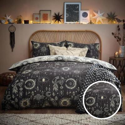 La Redoute Constellation Cotton Mix Duvet Cover and Pillowcase Set