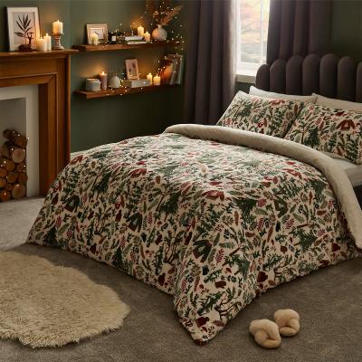 La Redoute Silentnight Winter Wonderland Fleece Duvet Cover and Pillowcase Set