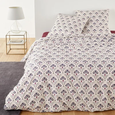 La Redoute Jalis Fan Print 100% Cotton Bedding Set