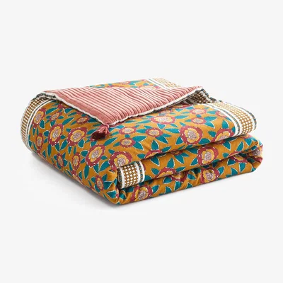 La Redoute Chandi Floral 100% Cotton Printed Quilt
