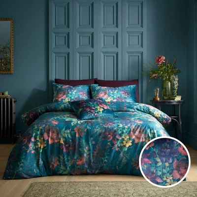 La Redoute Romantic Floral Duvet Cover and Pillowcase Set