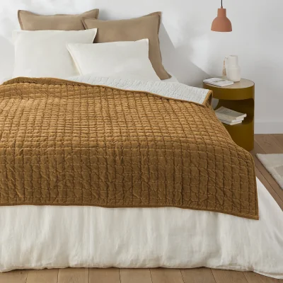 La Redoute Paulette Cotton Velour Quilt