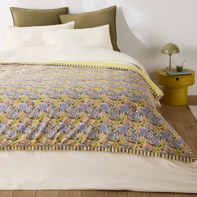 La Redoute Balka Floral Print Cotton Voile Quilt