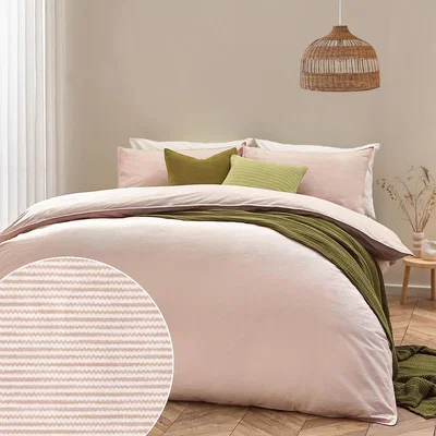 La Redoute Heaton Stripe 100% Cotton Duvet Set