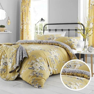 La Redoute Canterbury Easy Care Cotton Mix Duvet Cover and Pillowcase Set