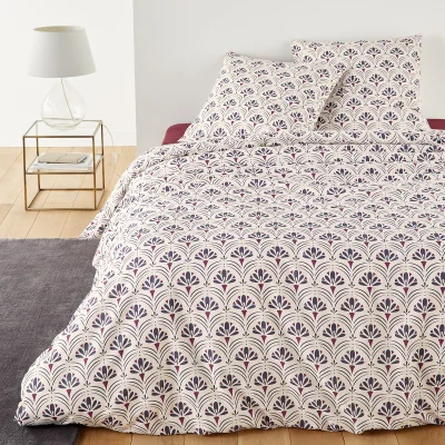 La Redoute Jalis Fan Print 100% Cotton Bedding Set