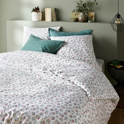 La Redoute Violette Floral 100% Cotton Bed Set