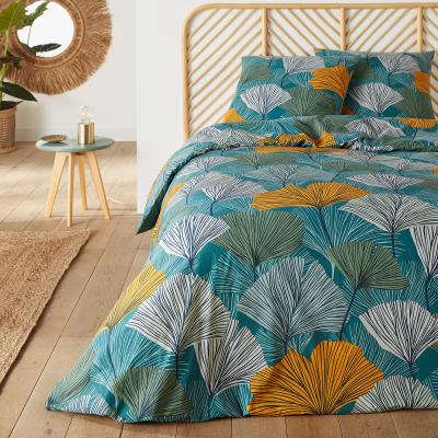 La Redoute Alix Floral 100% Cotton Bed Set with Square Pillowcase