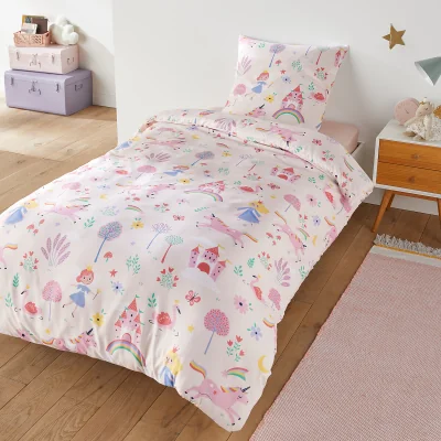 La Redoute Princess Easy Care Bed Set with Square Pillowcase