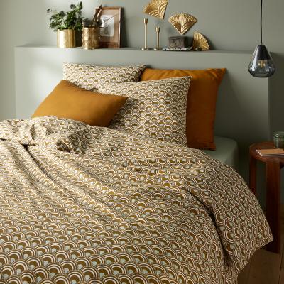 La Redoute Caletta Palm Print 100% Cotton Bed Set