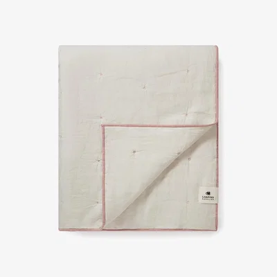 Loaf Dotty Quilt in Pottery Pink