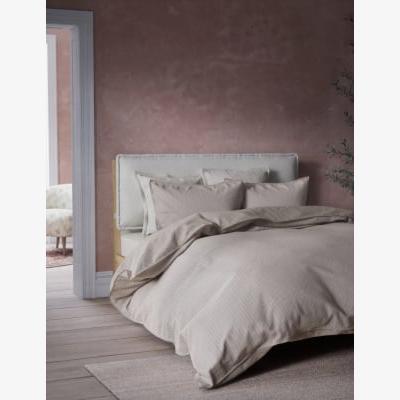 Marks & Spencer M&S X Fired Earth Jaipur Linen Blend Striped Bedding Set - 5FT - Malm, Malm