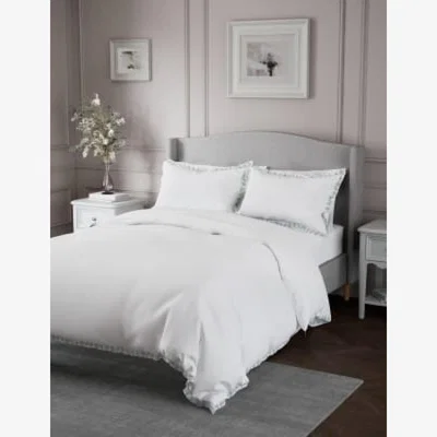 Marks & Spencer M&S Pure Cotton Floral Embroidered Bedding Set - 6FT - Green Mix, Green Mix