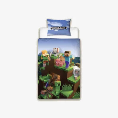 Marks & Spencer M&S Minecraft™ Cotton Blend Bedding Set - DBL - Multi, Multi