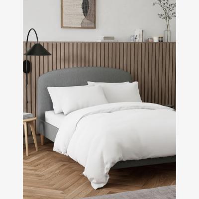 Marks & Spencer M&S Organic Cotton 300 Thread Count Bedding Set - DBL - White, Silver Grey,White