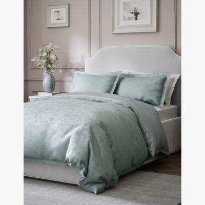 Marks & Spencer M&S Lyocell Senna Jacquard Bedding Set - SGL - Duck Egg, Duck Egg