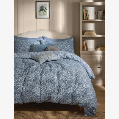 Marks & Spencer Laura Ashley Pure Cotton Sweet Alyssum Bedding Set Blue Mix