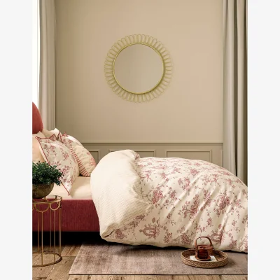 Marks & Spencer V&A Pure Cotton Garden Of Love Bedding Set Red Mix