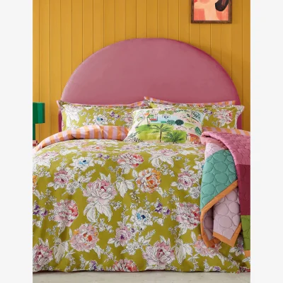 Marks & Spencer LAND & SHORE Pure Cotton Peony Bedding Set Multi