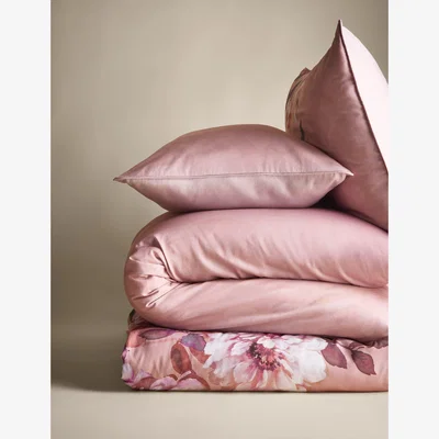 Marks & Spencer M&S Collection Pure Cotton Adelie Floral Bedding Set - SGL - Pink Mix, Pink Mix