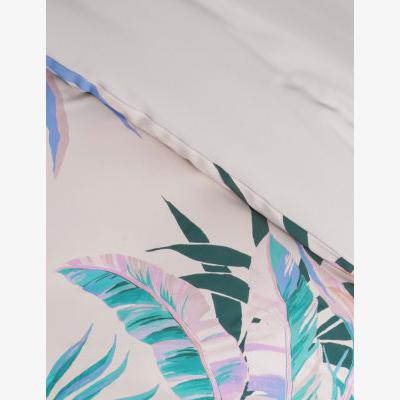 Marks & Spencer M&S  Pure Cotton Tropical Palm Bedding Set - SGL - Multi, Multi