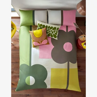 Marks & Spencer Orla Kiely Pure Cotton Abacus Block Percale Bedding Set Multi