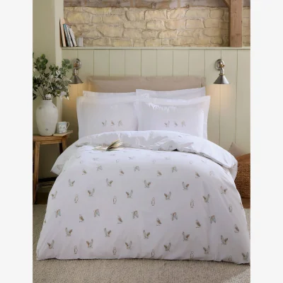 Marks & Spencer Sophie Allport Pure Cotton Snowy Owls Bedding Set White Mix