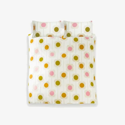 Marks & Spencer Orla Kiely Pure Cotton Abacus Flower Bedding Set White Mix