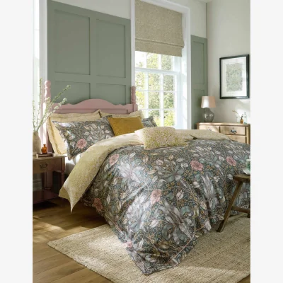 Marks & Spencer William Morris At Home Pure Cotton Sateen Spring Thicket Bedding Set Multi