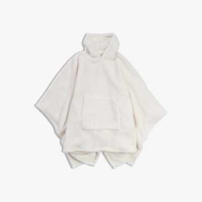 Marks & Spencer The M&S Snuggle Teddy Fleece Hooded Blanket - Kids - Cream, Cream