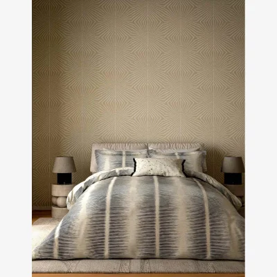 Marks & Spencer Harlequin Pure Cotton Chaco Bedding Set Charcoal