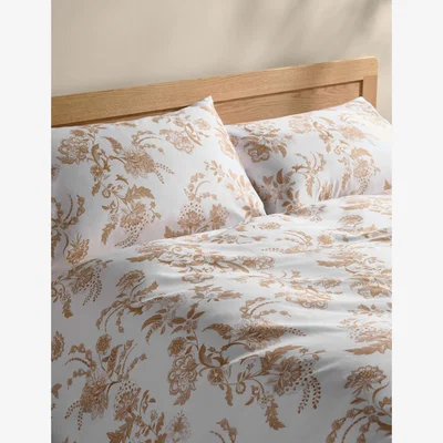 Marks & Spencer M&S Collection Sateen Jacobean Floral Bedding Set - DBL - Natural Mix, Natural Mix