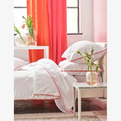 Marks & Spencer Designers Guild Pure Cotton Percale Burlington Bedding Set Fuchsia Mix