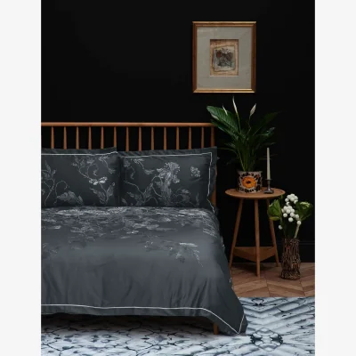 Marks & Spencer Timorous Beasties Pure Cotton Sateen Tenderill Bedding Set Navy Mix
